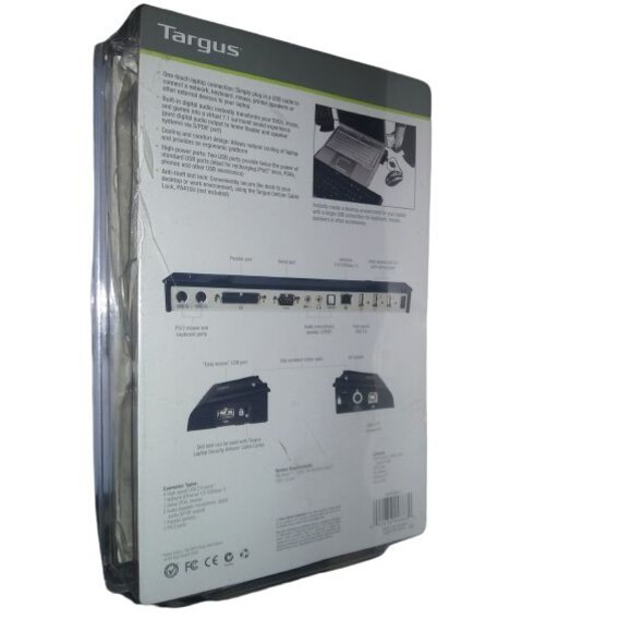 Targus ACP45US1 USB Laptop Docking Station Windows 7/2000/Vista PS/2 Dell/IBM/HP - Picture 6 of 8